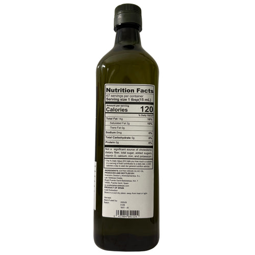 Aceite de oliva virgen extra Picual (33.8 fl oz)